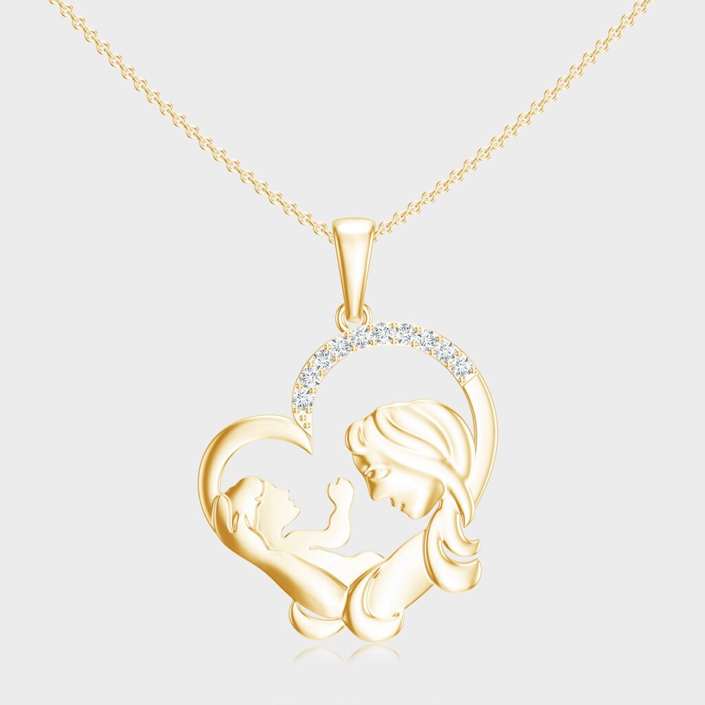 Mother Love Diamond Pendant