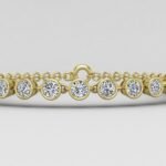 Bezel Set Round Diamond Bracelet