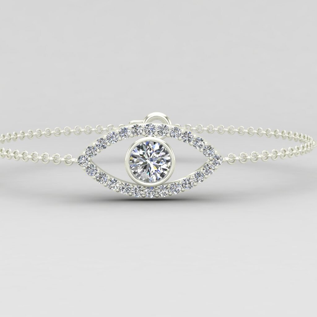 Evil Eye Diamond Bracelet