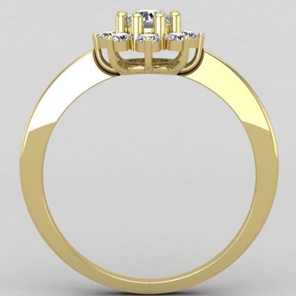 Blossom Diamond Ring Yellow Gold