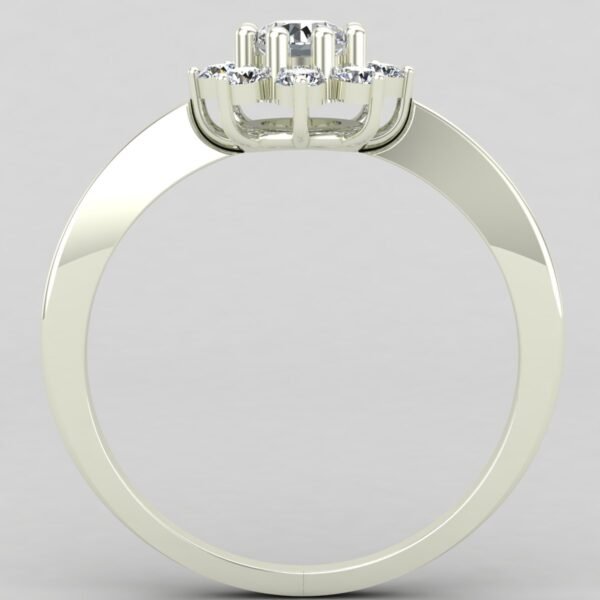 Blossom Diamond Ring white Gold