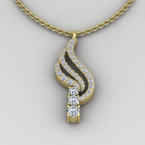 Vanity Diamond Pendant Front