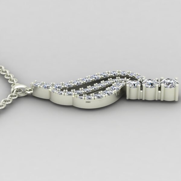 Vanity Diamond Pendant White Gold